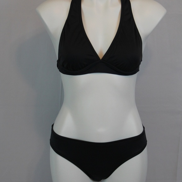 J. Crew Other - J. Crew Bikini Dark Gray M L Two-Piece Swimsuit